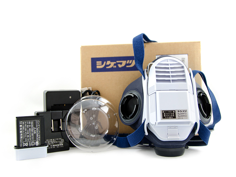 SHIGEMATSU重松制作所SY28R電動(dòng)呼吸防粉塵面具送風(fēng)工業(yè)油霧粉塵(圖5) SHIGEMATSU重松制作所SY28R電動(dòng)呼吸防粉塵面具送風(fēng)工業(yè)油霧粉塵(圖5)